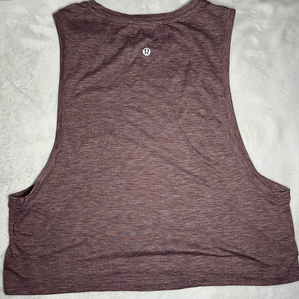 Lululemon Purple Sleeveless Tank Top